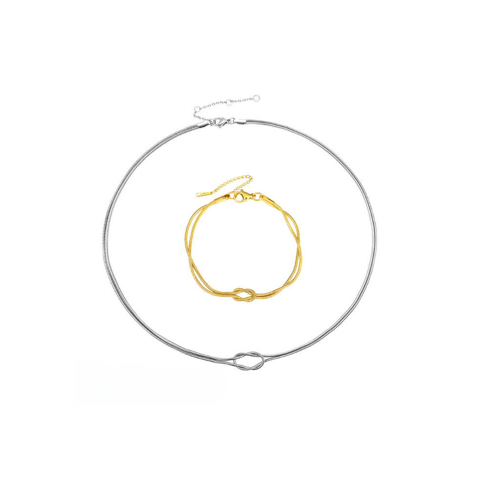 Armband und Kette - Seelen-Set