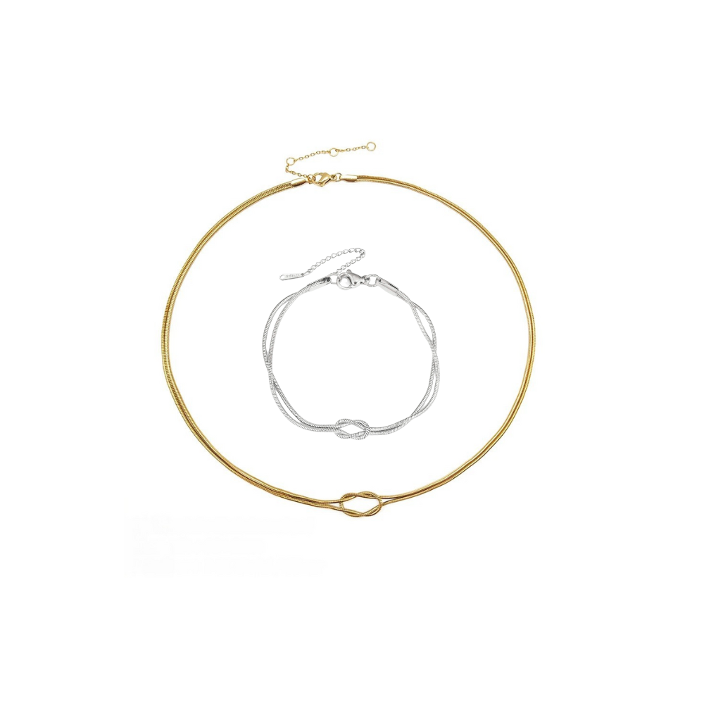 Armband und Kette - Seelen-Set