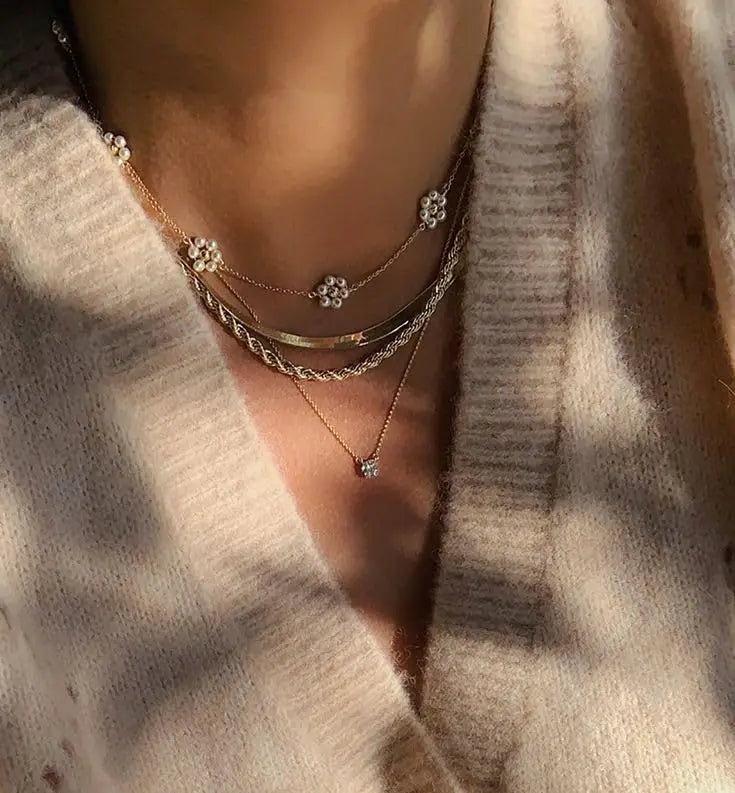 Kette - Blütentanz