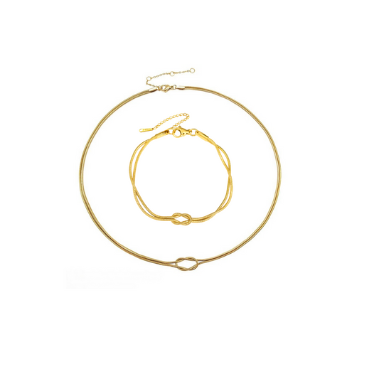 Armband und Kette - Seelen-Set